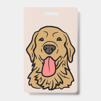 Labrador Retriever Vector Art | ID Badge