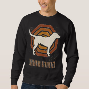Labrador Retriever Vintage Retro Classic Dog Love Sweatshirt