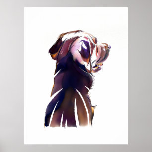 Labrador Retriever Wall Art Poste – Dog Lover Gift