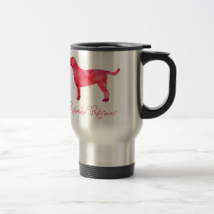 Labrador Retriever Watercolor Design Travel Mug