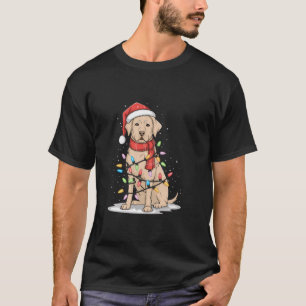 Labrador Retriever wearing a Santa hat Christmas L T-Shirt