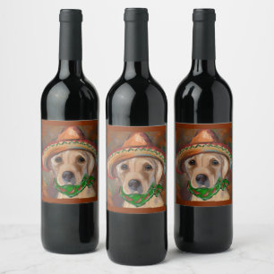 LABRADOR RETRIEVER            WINE LABEL