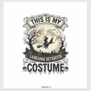 Labrador Retriever Witch Halloween Costume Shirt_1