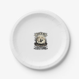 Labrador Retriever Witch Halloween Costume Shirt_1 Paper Plate