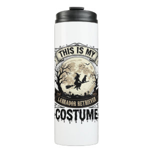 Labrador Retriever Witch Halloween Costume Shirt_1 Thermal Tumbler
