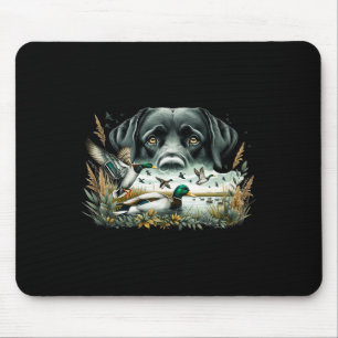 Labrador Retriever With Mallard Ducks Hunting Duck Mouse Pad