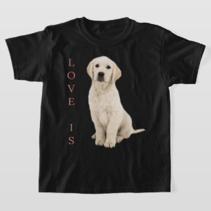 Labrador Retriever Women Men White Lab Mum Dad Dog T-Shirt