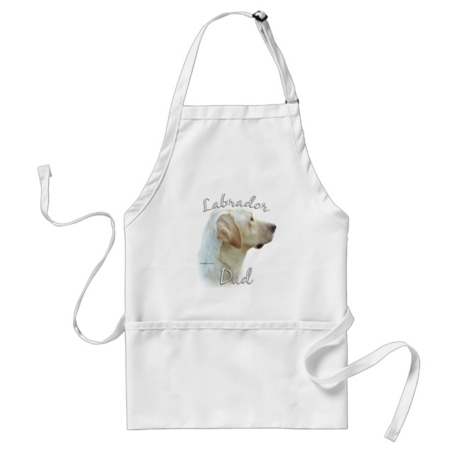 Labrador Retriever (yellow) Dad 2 Standard Apron (Front)