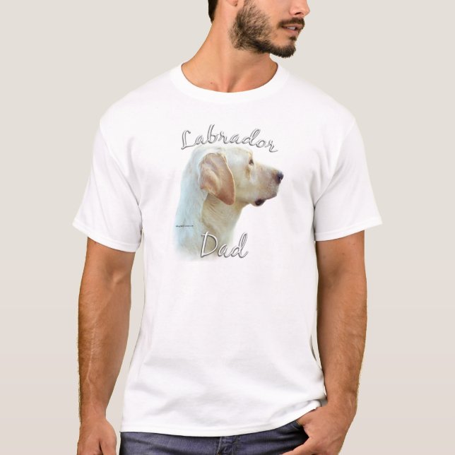 Labrador Retriever (yellow) Dad 2 T-Shirt (Front)