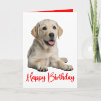 Labrador Retriever Yellow Lab Puppy Dog Birthday