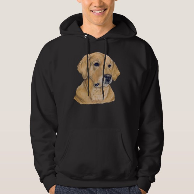 Labrador Retriever Yellow P Hoodie (Front)