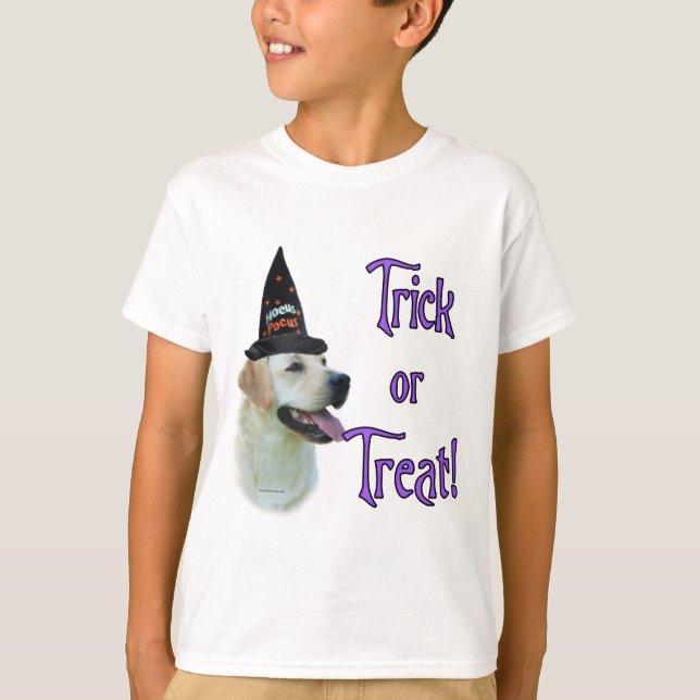 Labrador Retriever (yellow) Trick T-Shirt (Front)