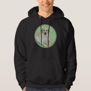 Labrador Retriever Yellow With Tennis Balls Hoodie
