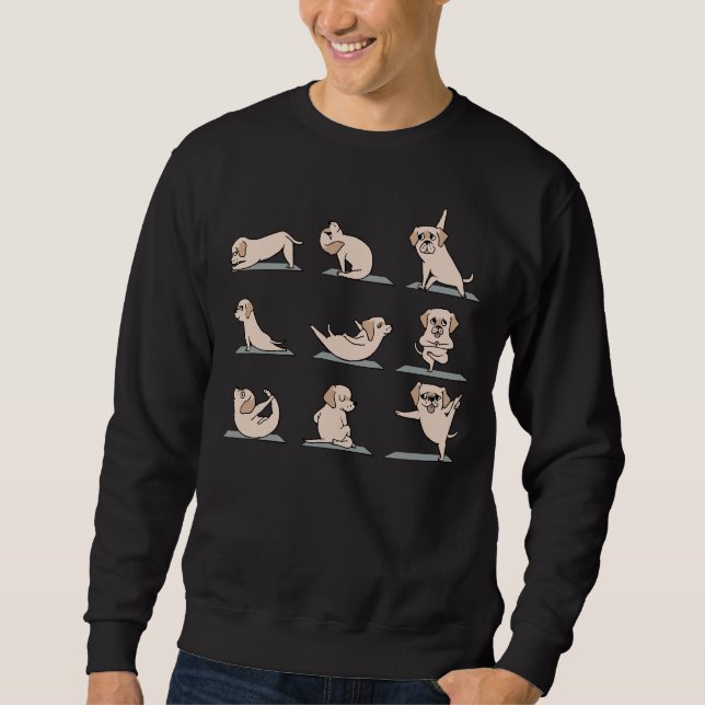 Labrador Retriever Yoga Sweatshirt (Front)