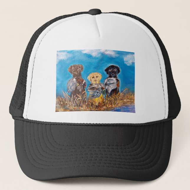LABRADOR RETRIEVERS TRUCKER HAT (Front)