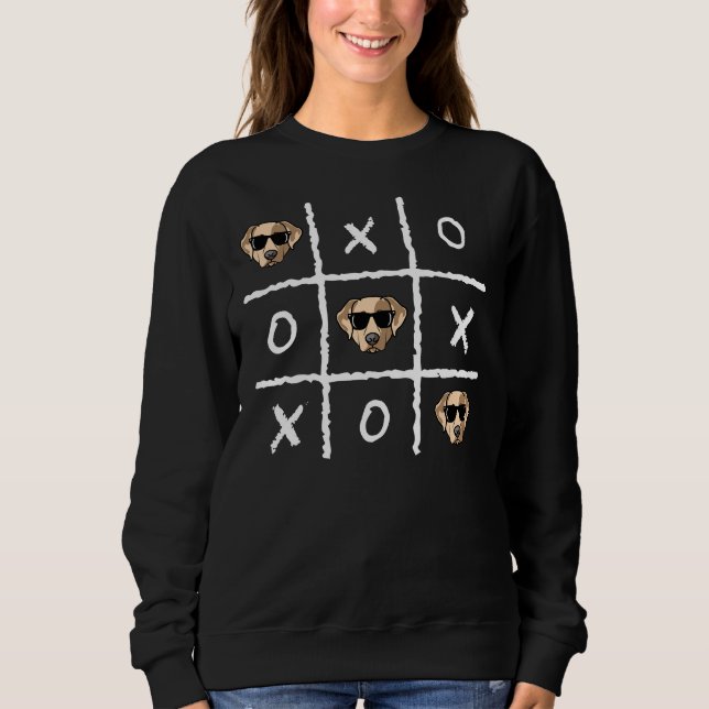 Labrador Retriver Dog Mum Nostalgic Game Sweatshirt (Front)