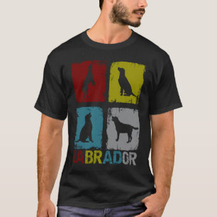 Labrador Retro Retriever Vintage Gift Dog T-Shirt