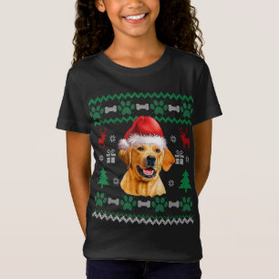 Labrador Santa Hat Christmas Ugly Sweater Pajama