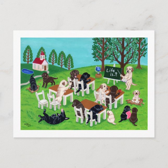 Labrador School Postcard (Front)