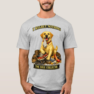 Labrador Shoe Thief Funny Sole Collector Dog Art T-Shirt