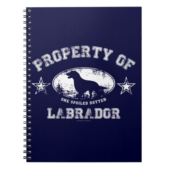 Labrador Spiral Notebook (Front)