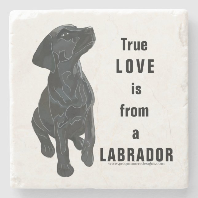 Labrador Stone Coaster (Front)