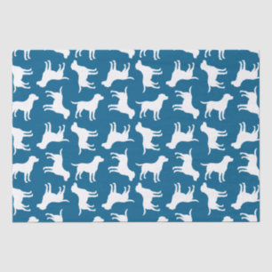 Labrador Theme - Dog Baby Shower Blue Lab Tissue Paper