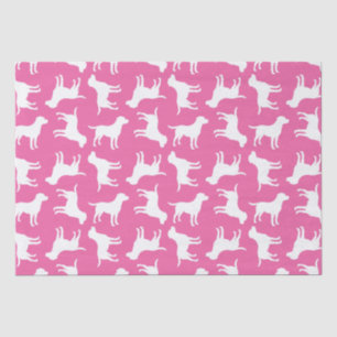 Labrador Theme Dog Baby Shower Pink Lab Tissue Paper