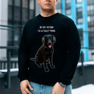Labrador Trendy Bootleg Personalised Dog Photo Sweatshirt