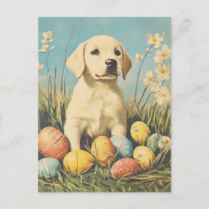 Labrador Vintage Easter Postcard