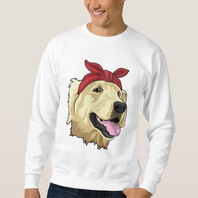 Labrador with Bandanna Sweatshirt (Front)