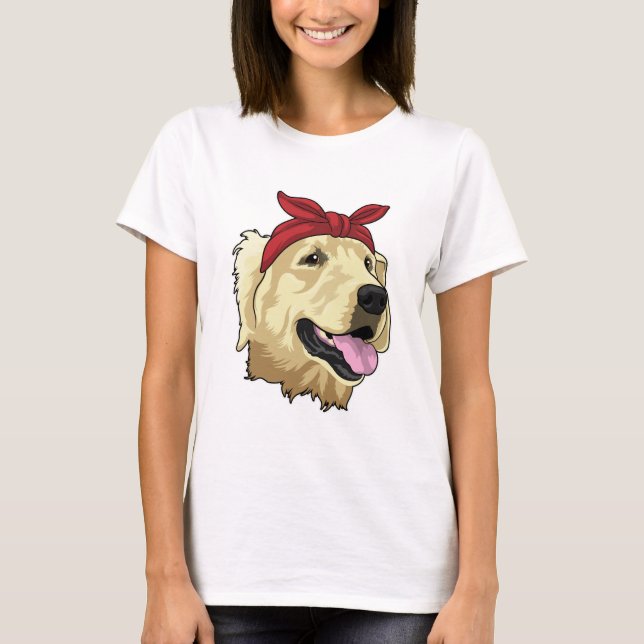 Labrador with Bandanna T-Shirt (Front)