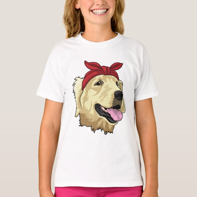 Labrador with Bandanna T-Shirt (Front)