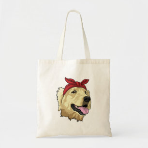 Labrador with Bandanna Tote Bag