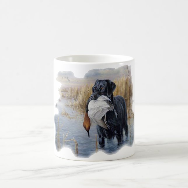 Labrador with Duck- Duck Hunting Coffee Mug (Center)