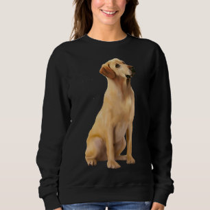 Labrador Yellow Looking Up Sweatshirt
