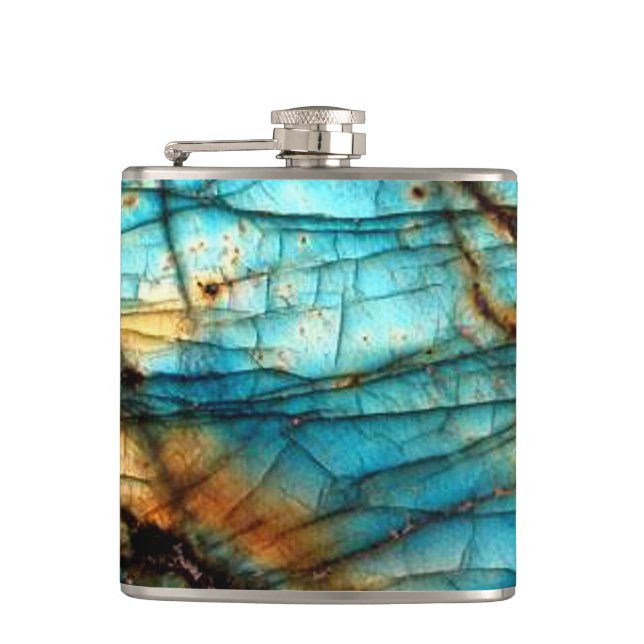 Labradorite Hip Flask (Front)