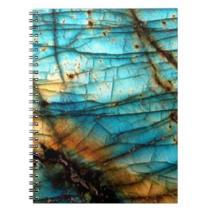 Labradorite Spiral Notebook
