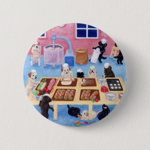 Labradors Bakery 6 Cm Round Badge