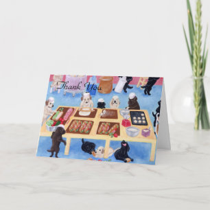 Labradors Bakery Thank You Card
