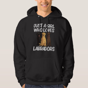 Labradors Girls Labrador Retriever Dog Hoodie