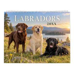 Labradors Through the Seasons Calendar