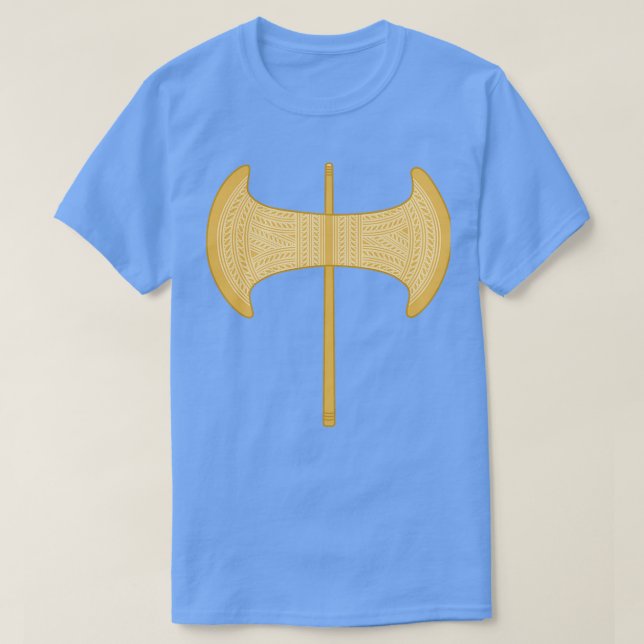 Labrys Ancient Minoan doubleheaded axe T-Shirt (Design Front)