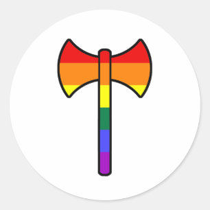 Labrys Classic Round Sticker