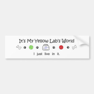 LabYellow Bumper Sticker