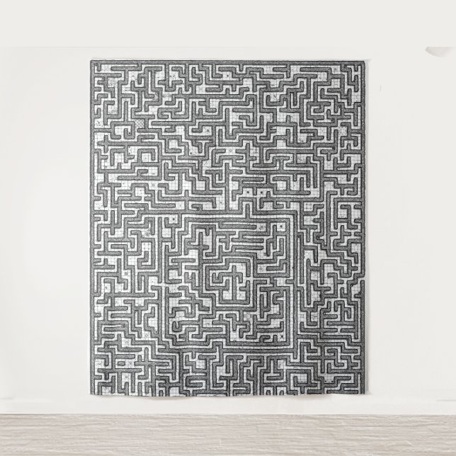 Labyrinth Fabric Tapestry (Front)