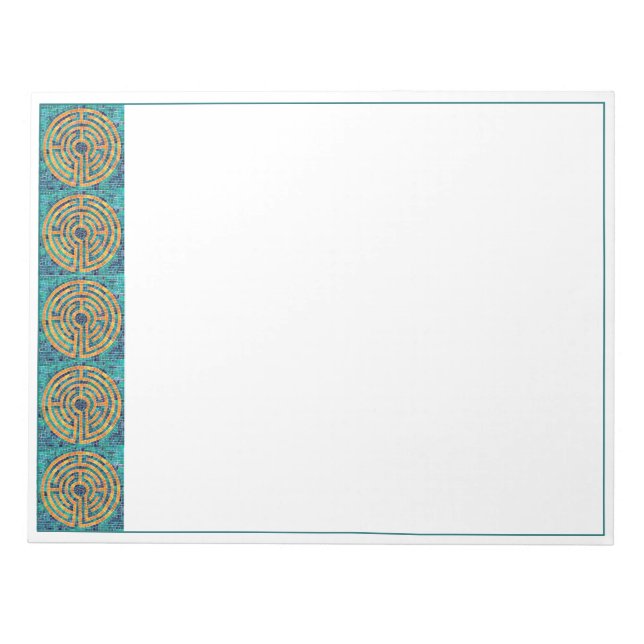 LABYRINTH II 11"x8.5" Notepad  (Front)