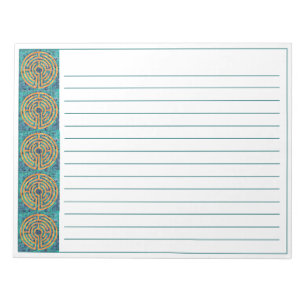 LABYRINTH II 11"x8.5" Notepad + Lines