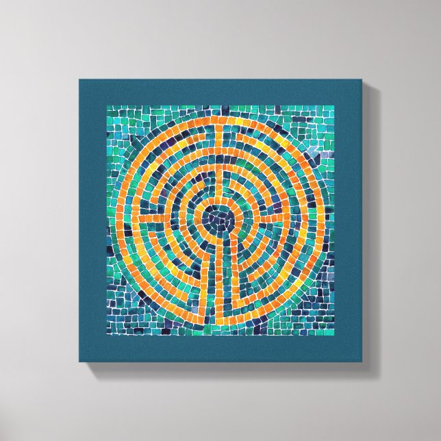 LABYRINTH II 12"x12" Wrapped Canvas (2.5" Deep) (Front)