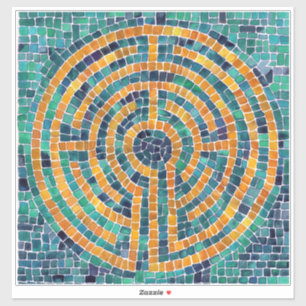 LABYRINTH II 14x14 Vinyl Sticker